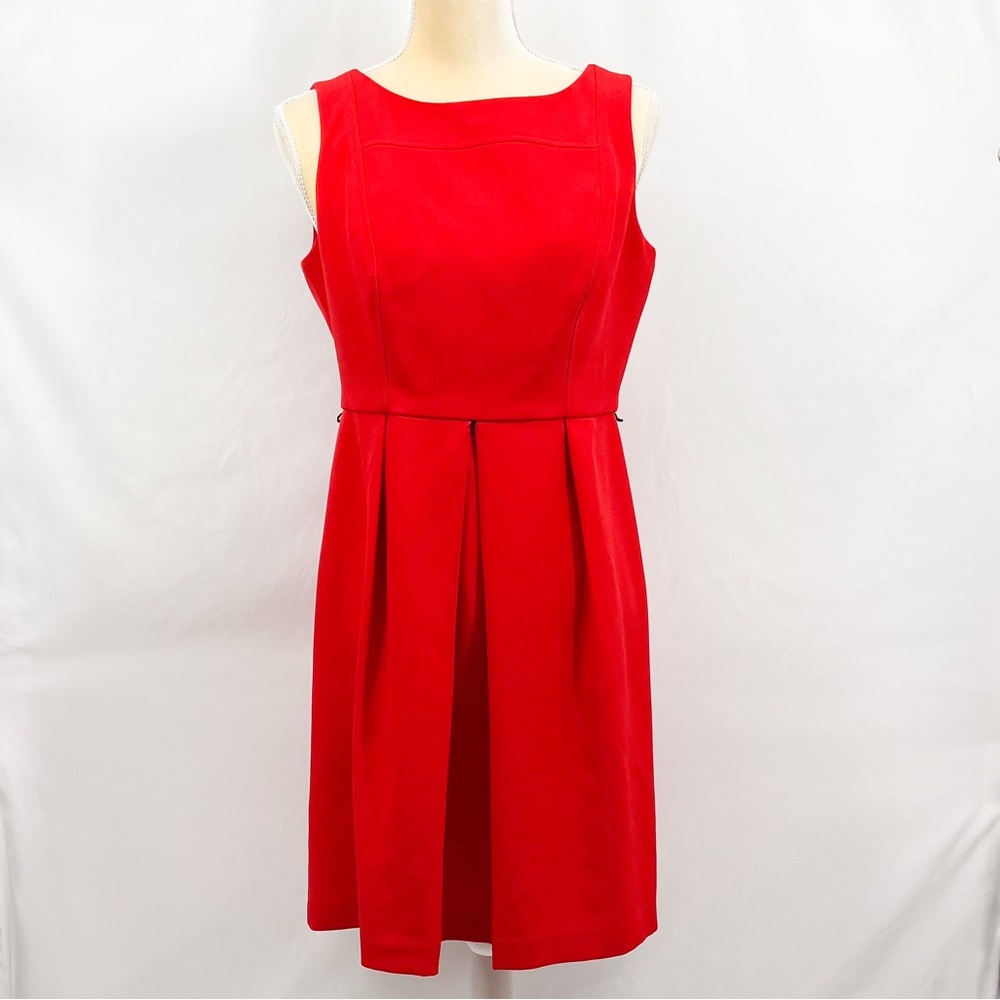 Adrianna Papell A Line Pleated Dress - Picture 1 of 10